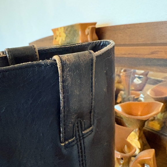 Great Boots!!! Style Number 77449 Black Leather Harness Size 7.5 Women’s - Picture 16 of 16